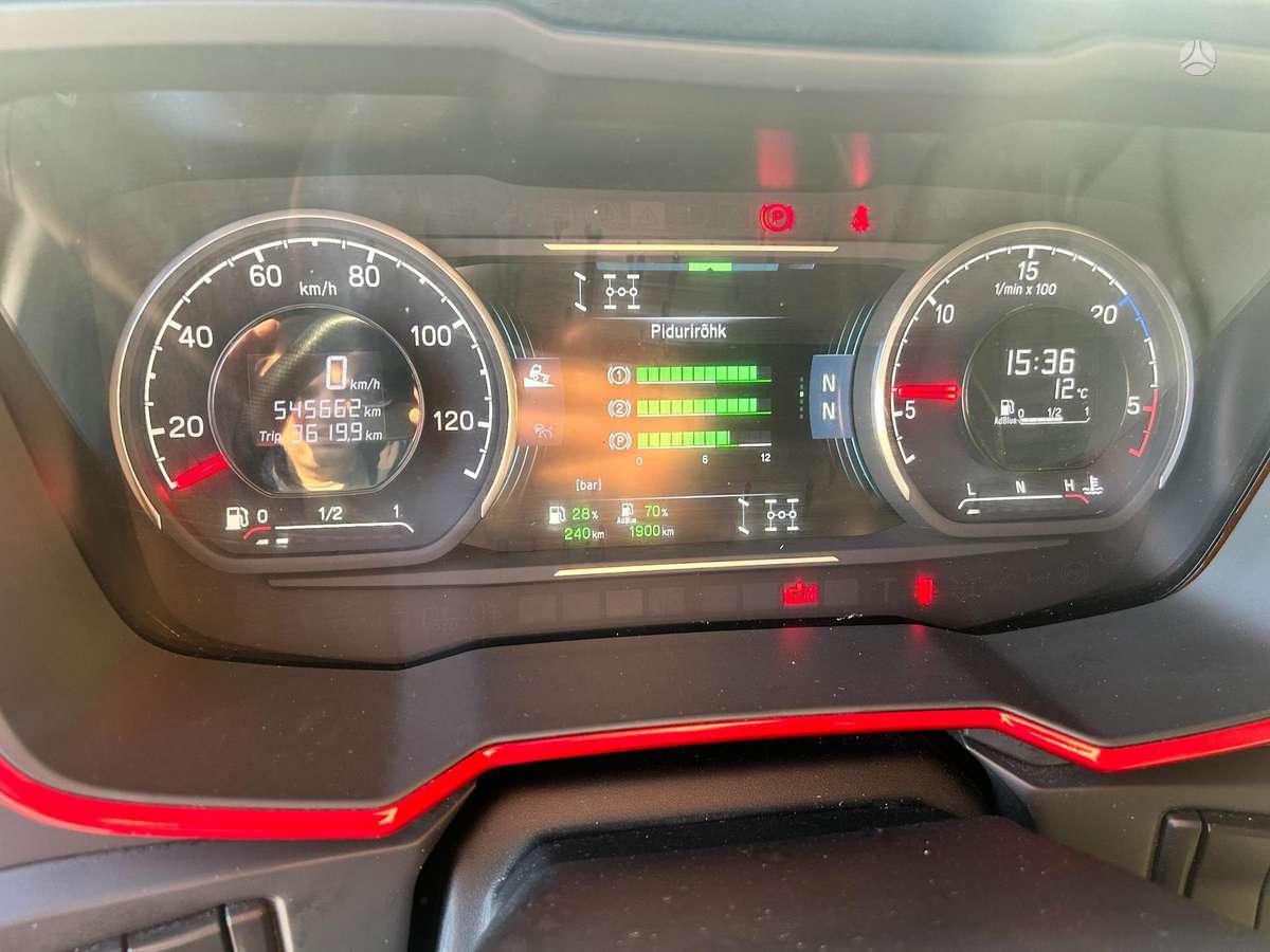Scania R650, važiuoklės