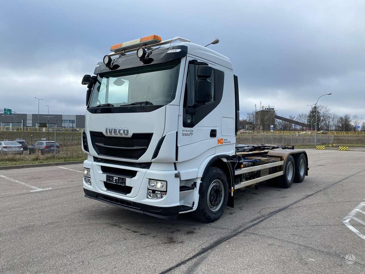 Iveco STRALIS 560, самосвалы с прицепoм