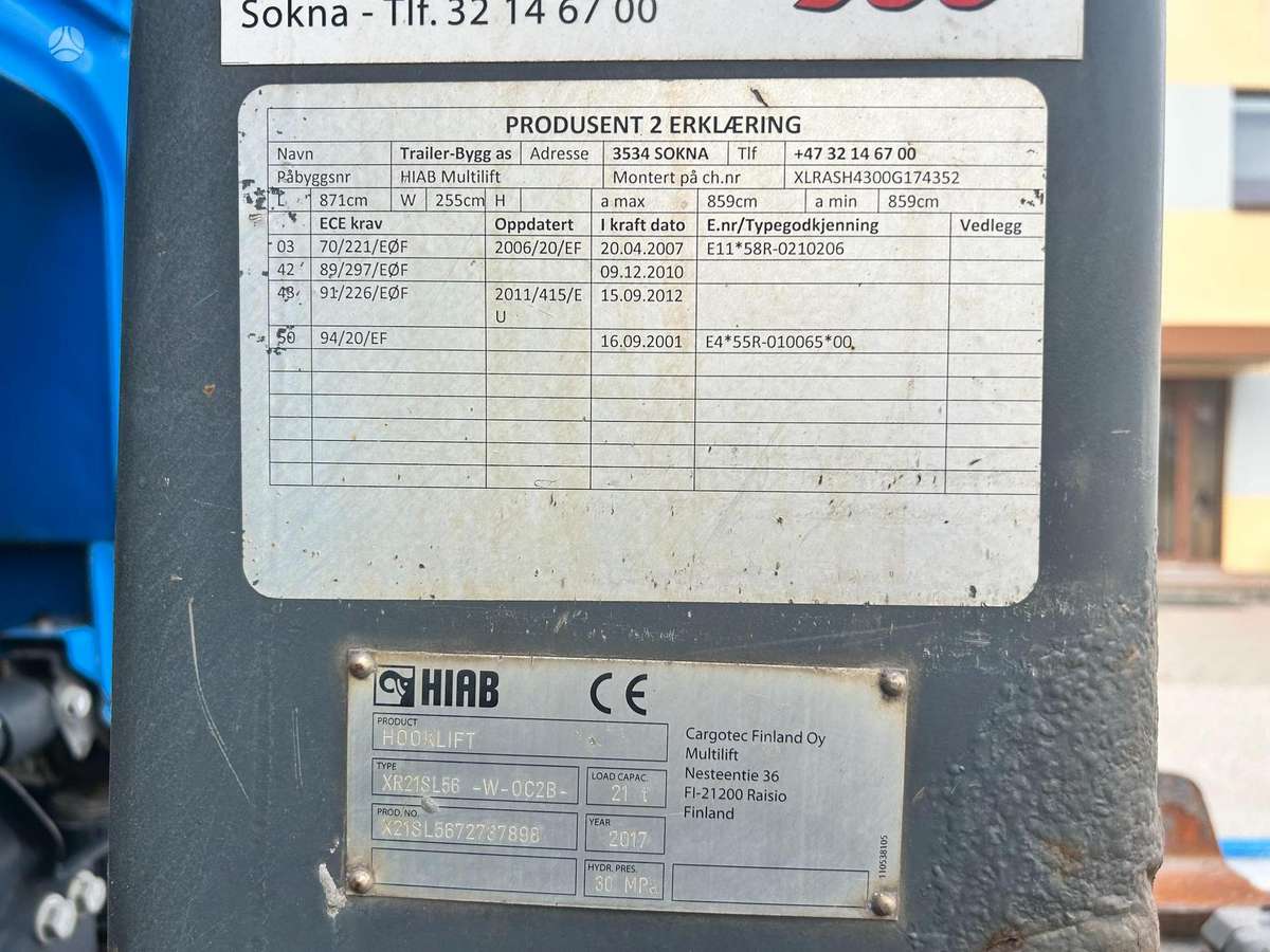DAF XF510, самосвалы с прицепoм