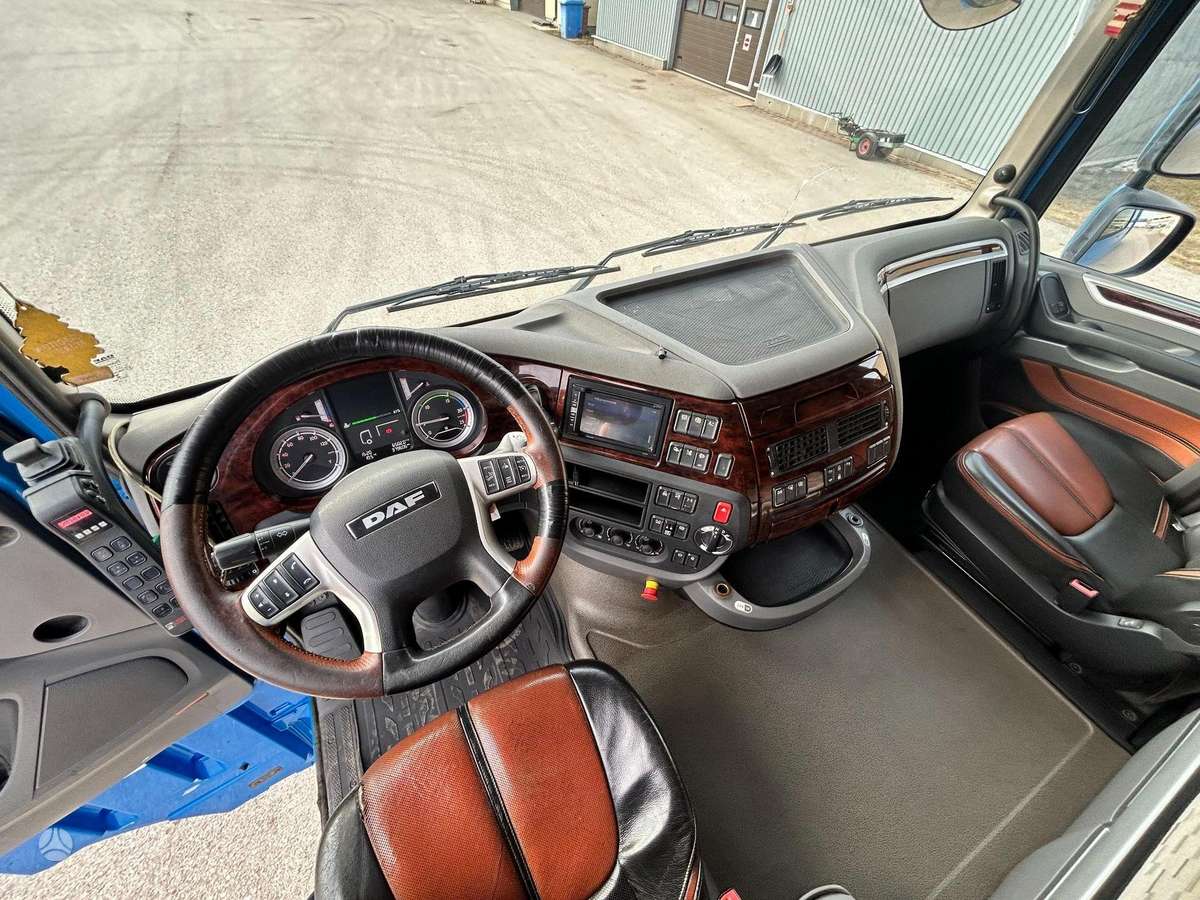 DAF XF510, самосвалы с прицепoм