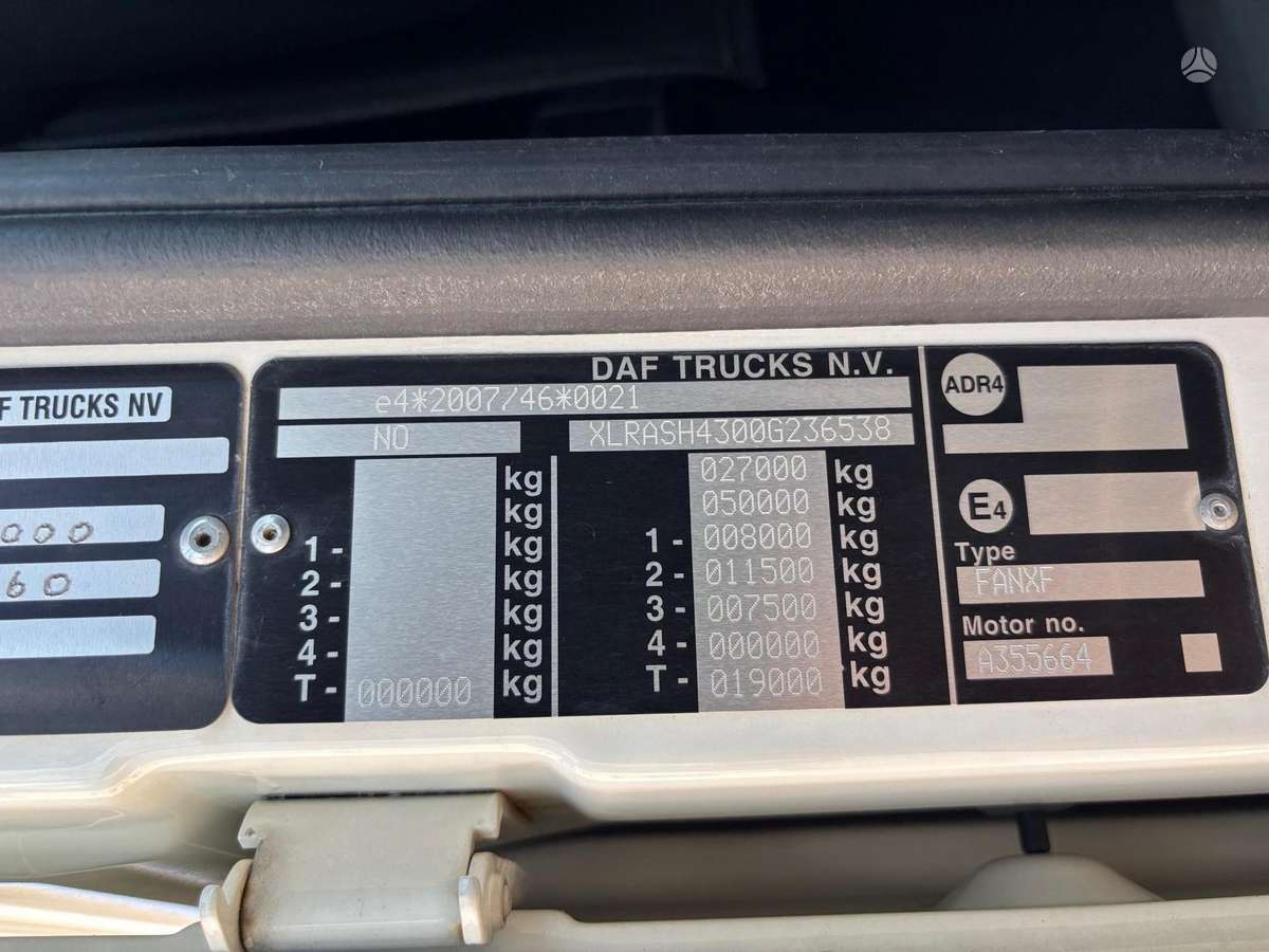 DAF XF530, refrigerated trucks