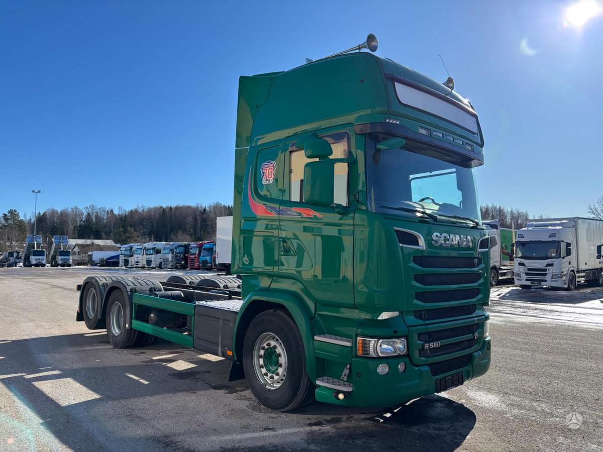 Scania R580, važiuoklės