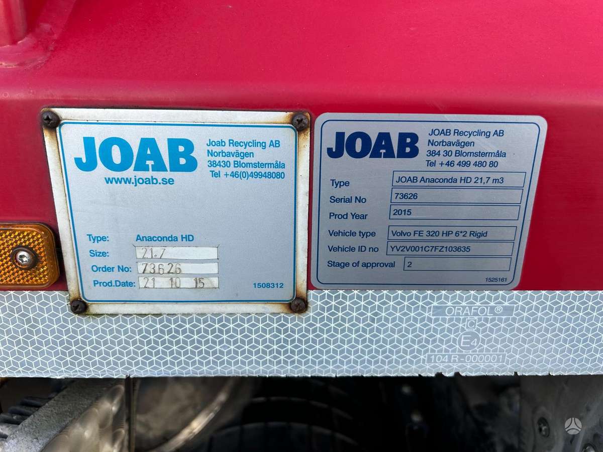 Volvo FE320, šiukšliavežiai