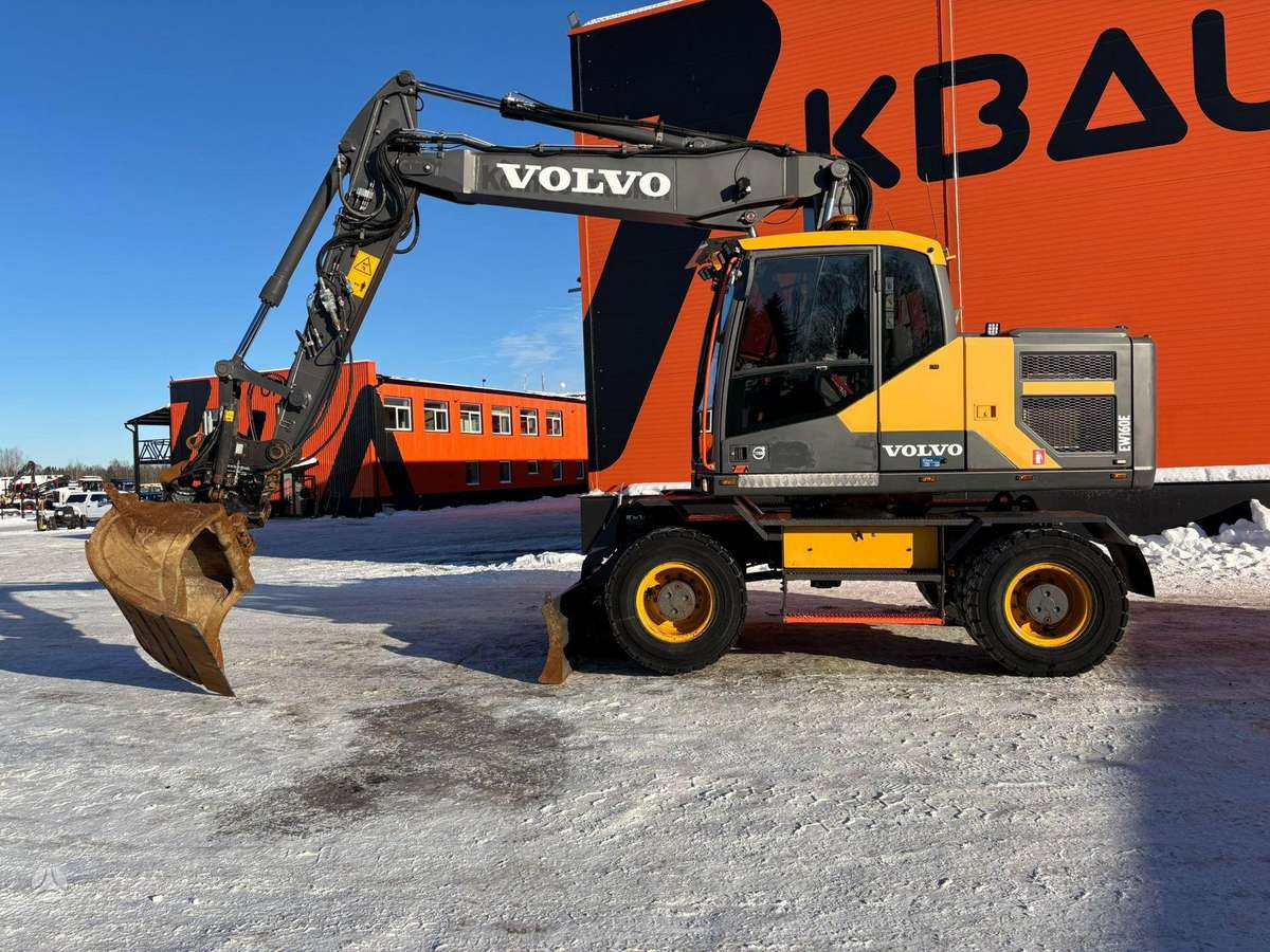 Volvo EW 160 E, ekskavatoriai