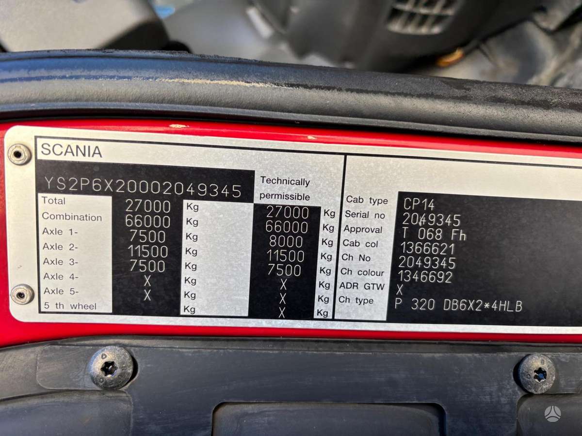 Scania P320, garbage trucks