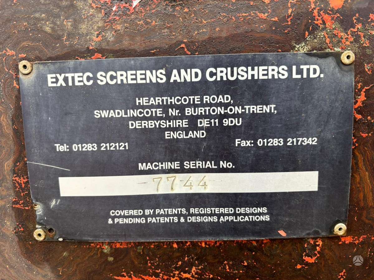 Extec 5000 Turbo Trac, screening