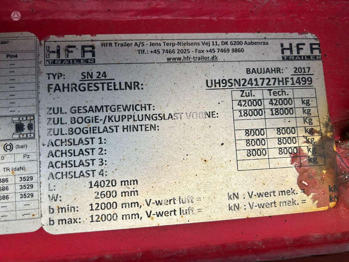 HFR SN24, refrižerātori