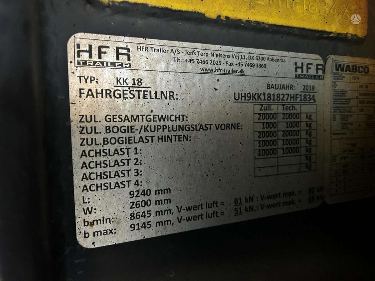 HFR KK18, kietašonės