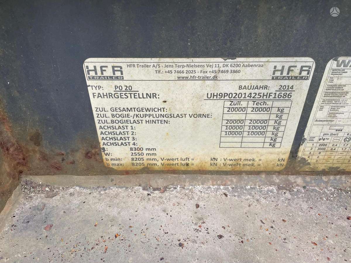 HFR 2-axle+MULTILIFT, kita