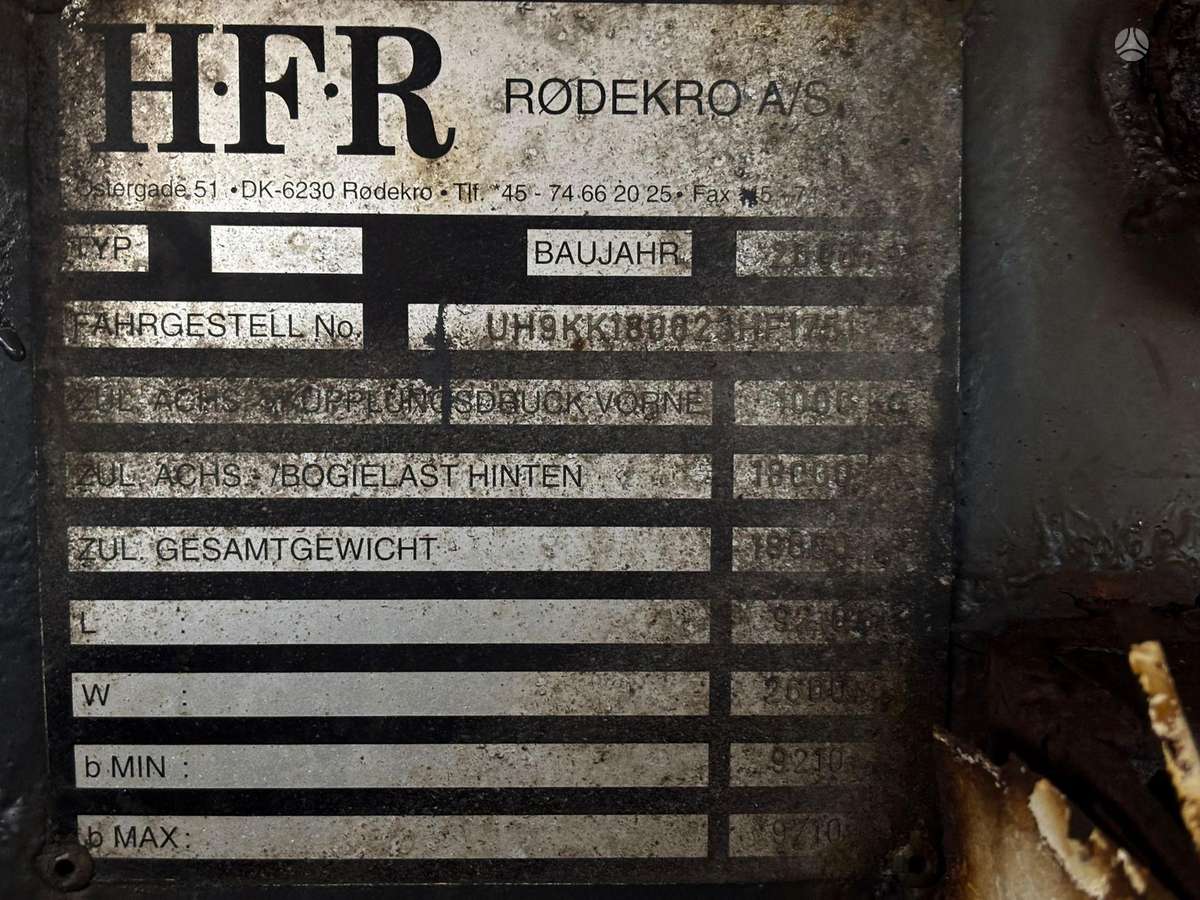 HFR, рефрижераторы