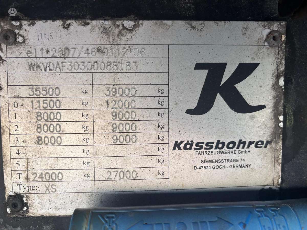 Kässbohrer Maxima, užuolaidinės / tentinės