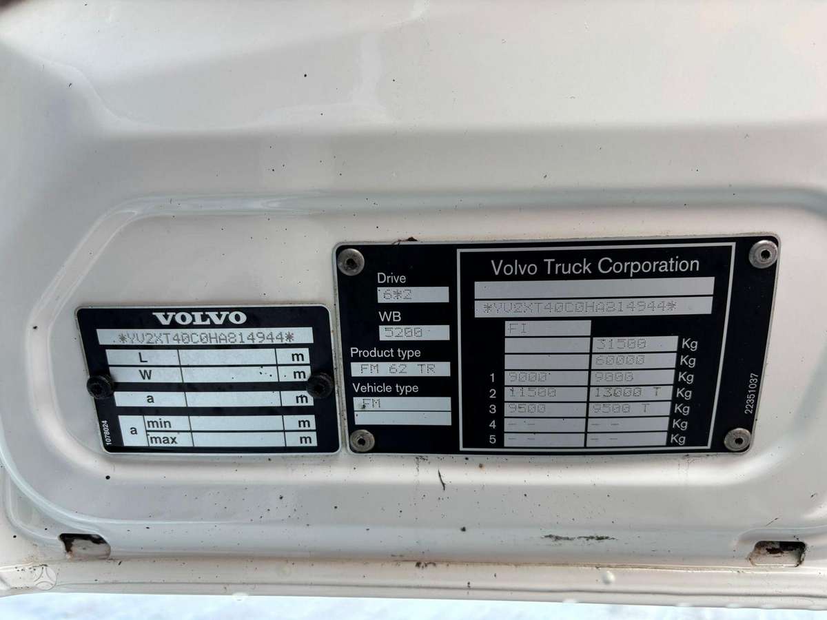 Volvo FM 500 6x2, refrigerated trucks