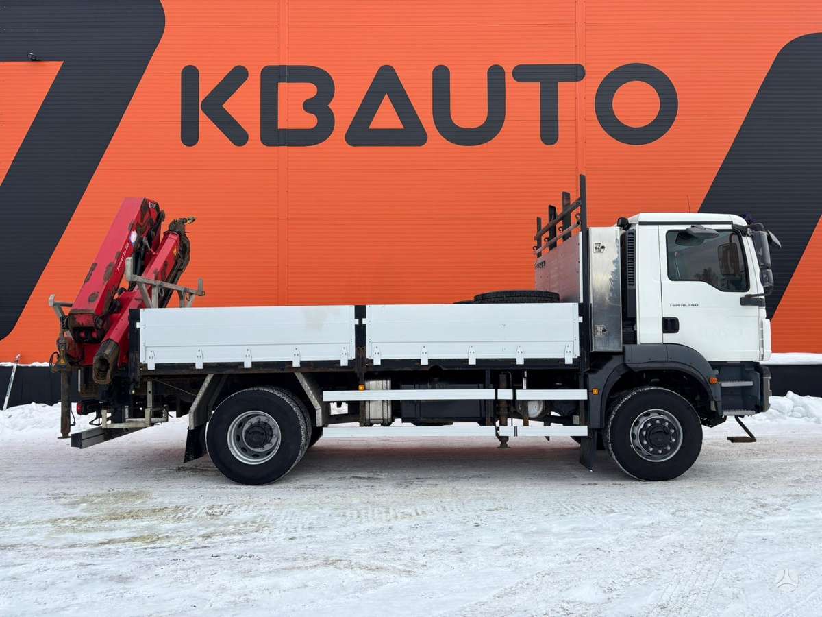 MAN TGM 18.340 4x4, с краном
