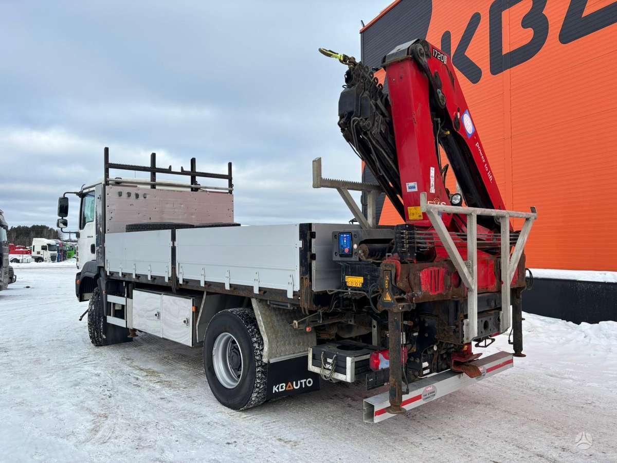 MAN TGM 18.340 4x4, с краном
