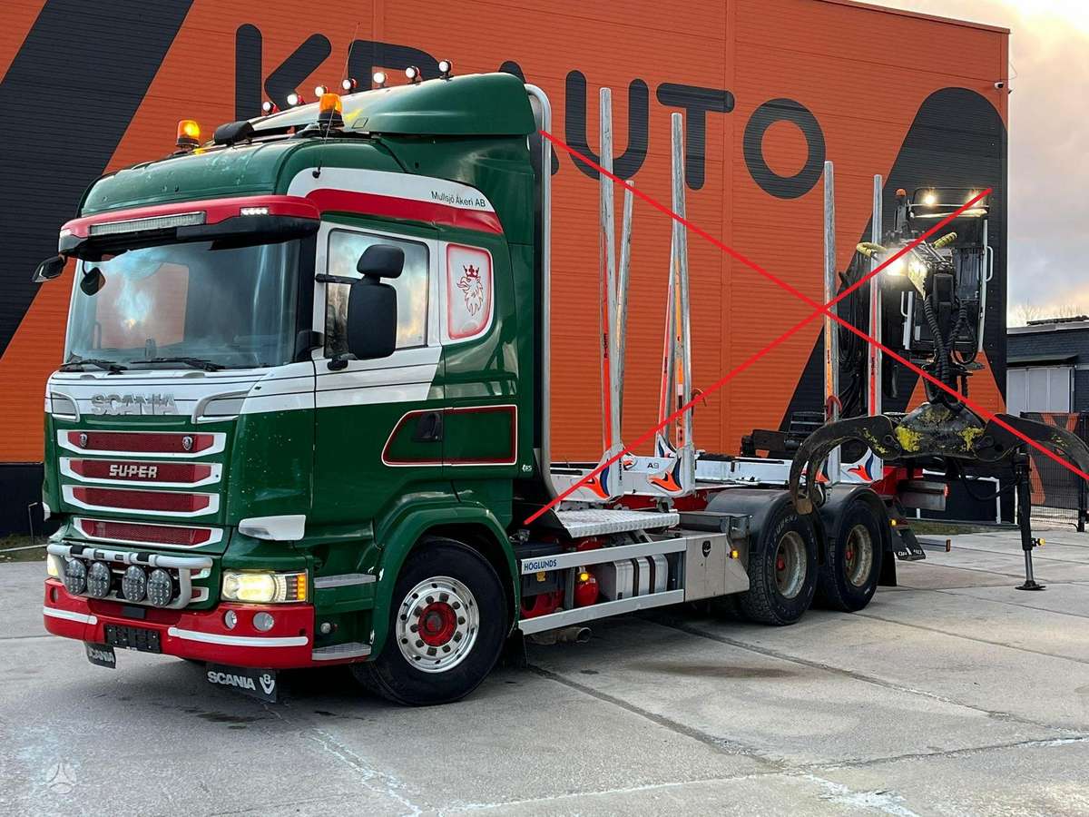 Scania R 580 6x4, шасси