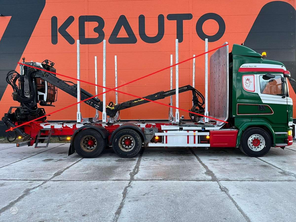 Scania R 580 6x4, шасси