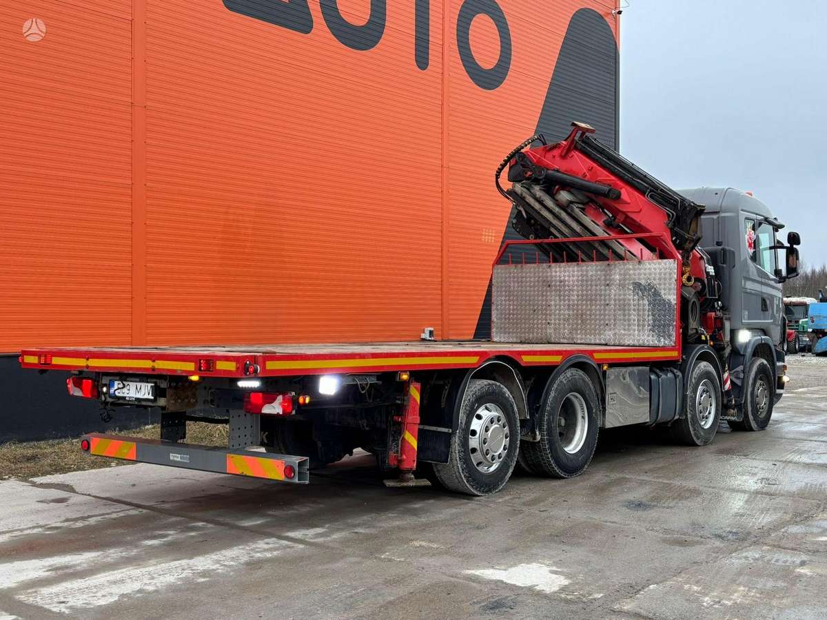 Scania G 440 8x2*6, ar krānu