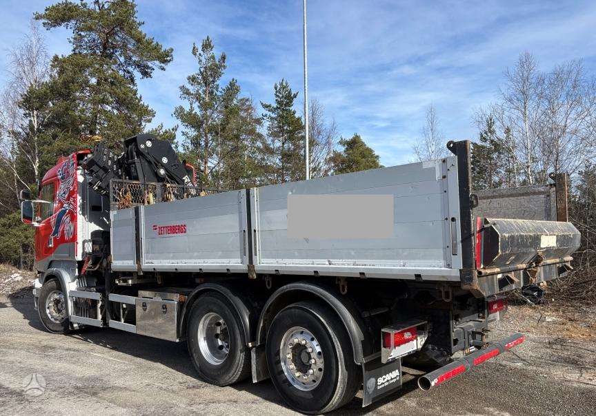 Scania R450 Hiab 211, самосвалы с краном