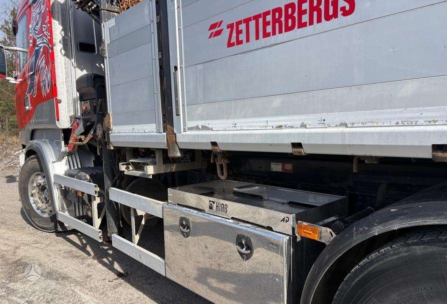 Scania R450 Hiab 211, самосвалы с краном