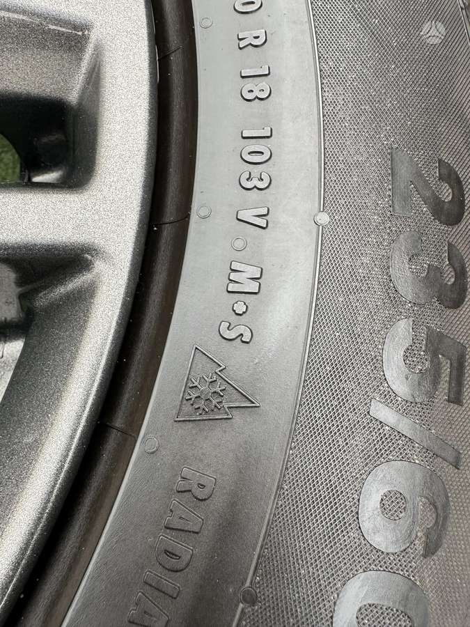 Continental 5/6mm, universalios 235/60 R18