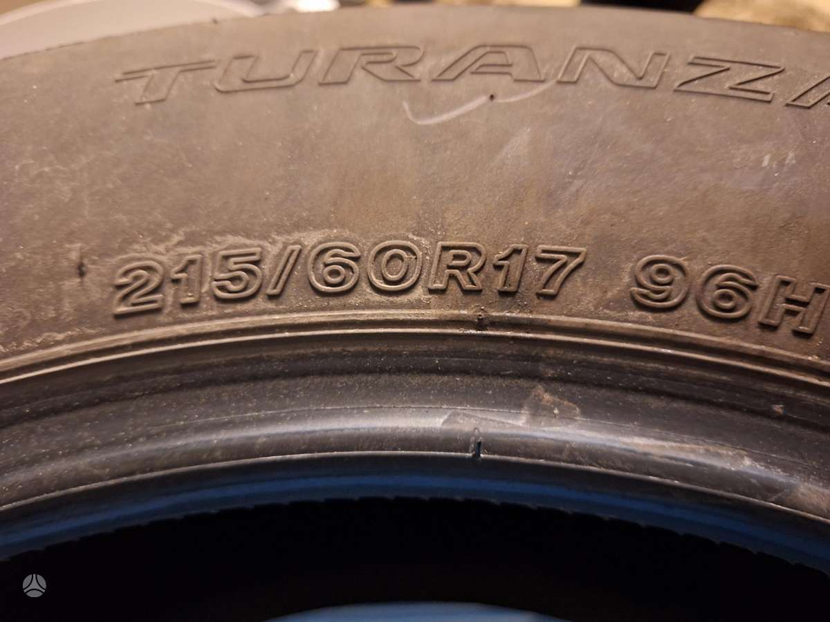 Bridgestone Turanza, летние 215/60 R17