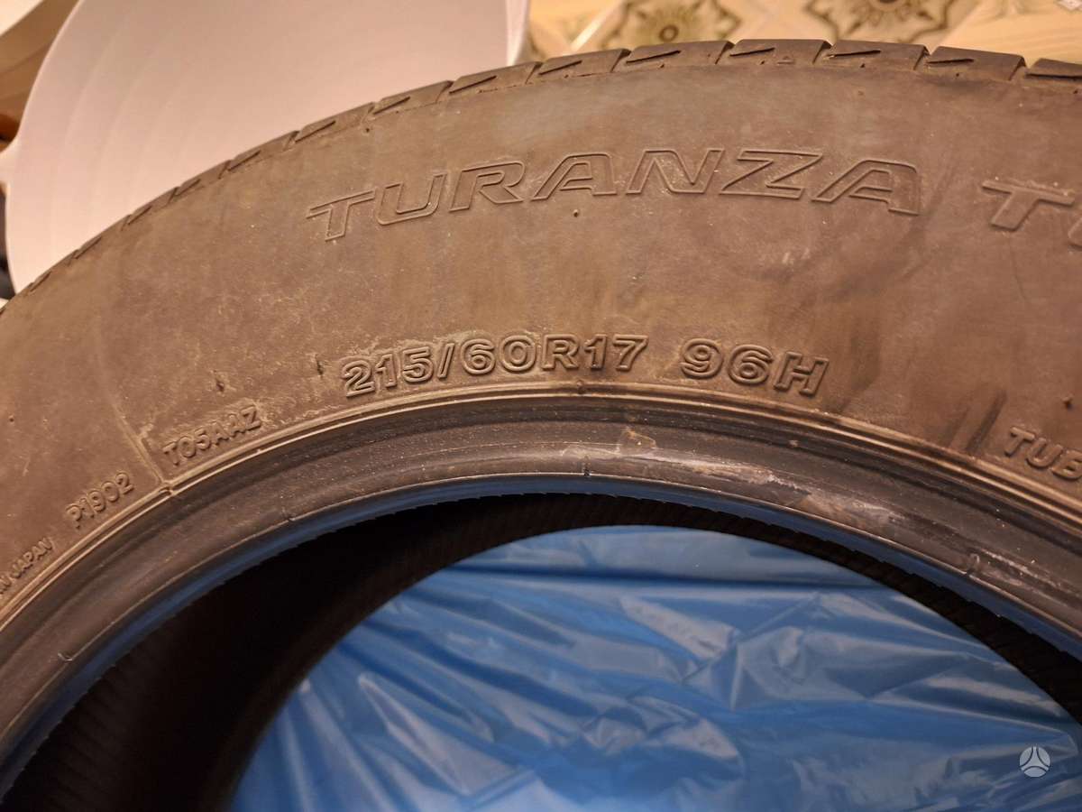 Bridgestone Turanza, летние 215/60 R17