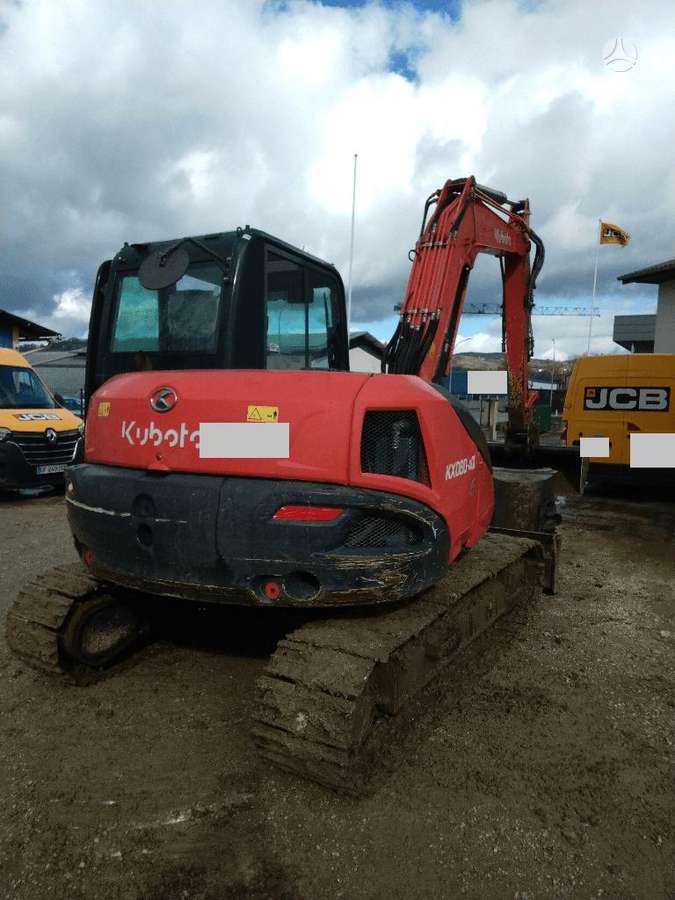 Kubota KX080-4a, mini excavator