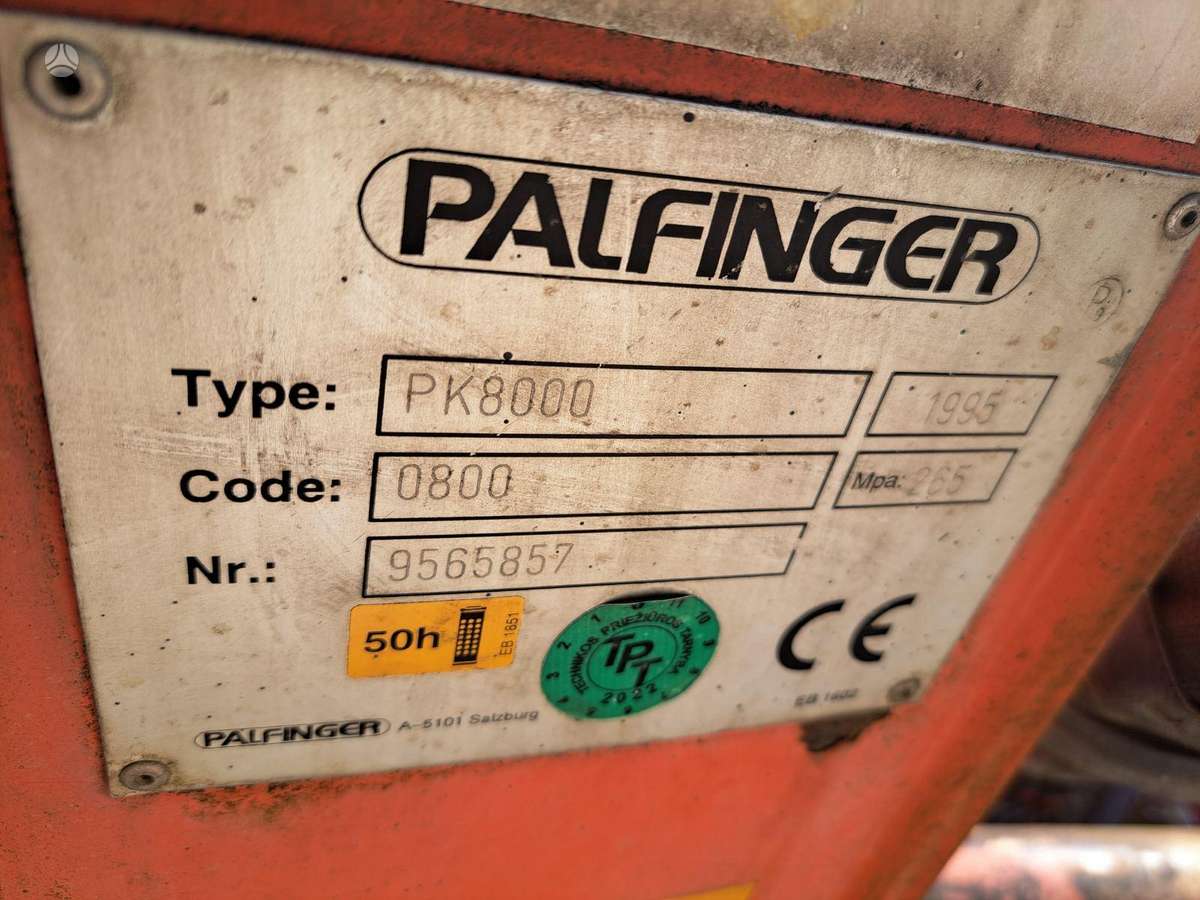 Palfinger PK8000, краны / манипуляторы