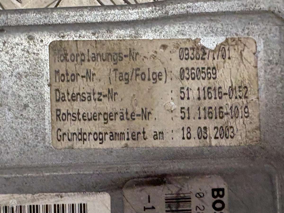 MAN BOSCH 0281010347, sunkvežimiai