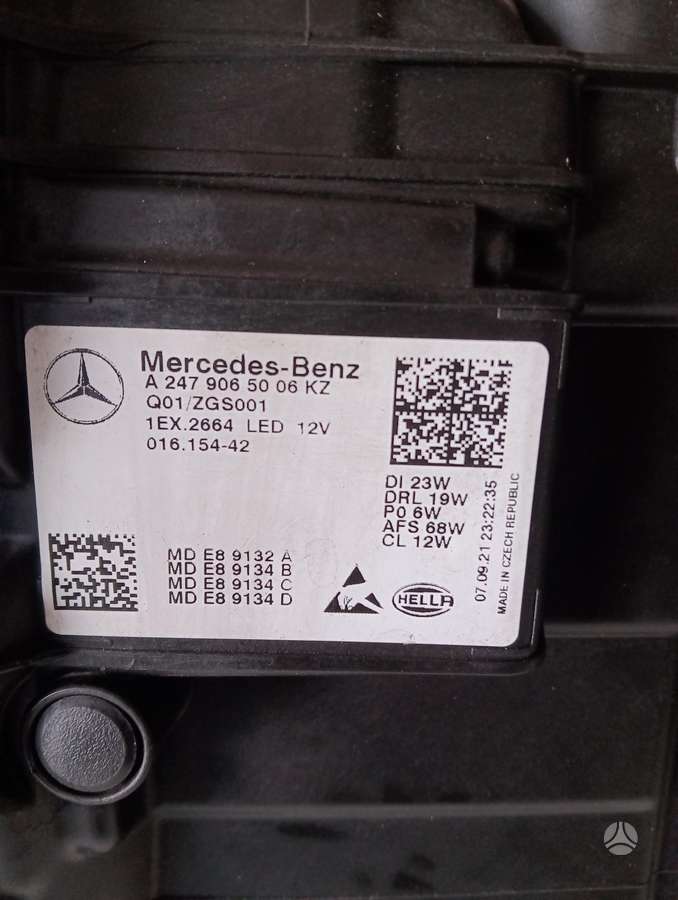 Mercedes-Benz GLA180 фары