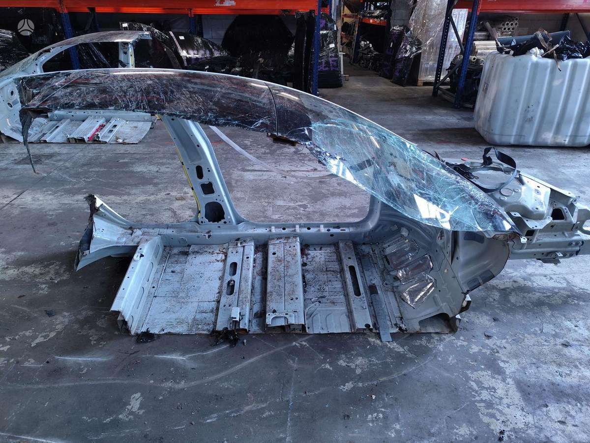 Tesla Model 3 hood (front, rear)