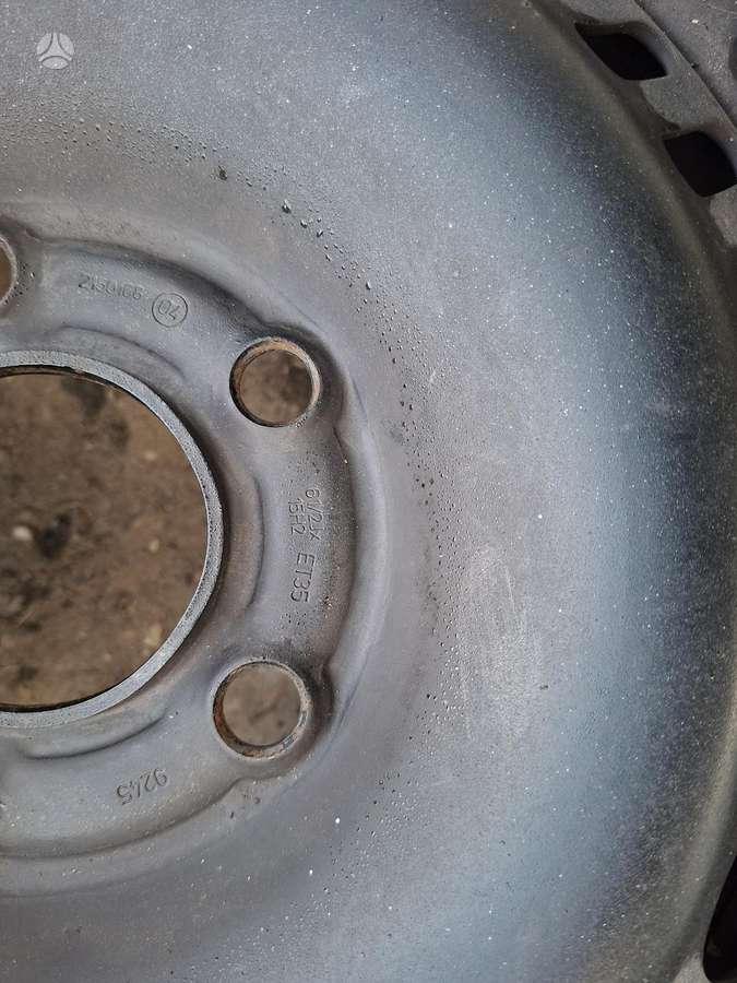 Opel 6.5J ET35, light alloy, R15