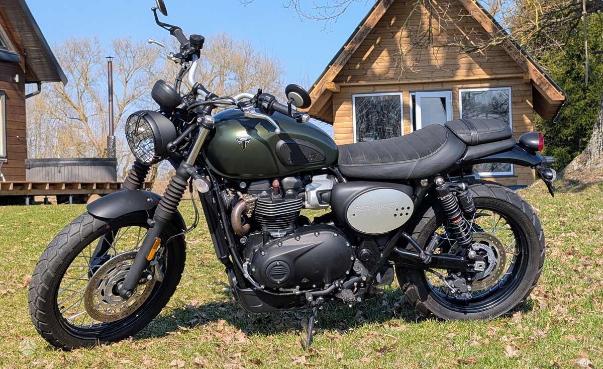 Triumph Scrambler 900cc, street / классические