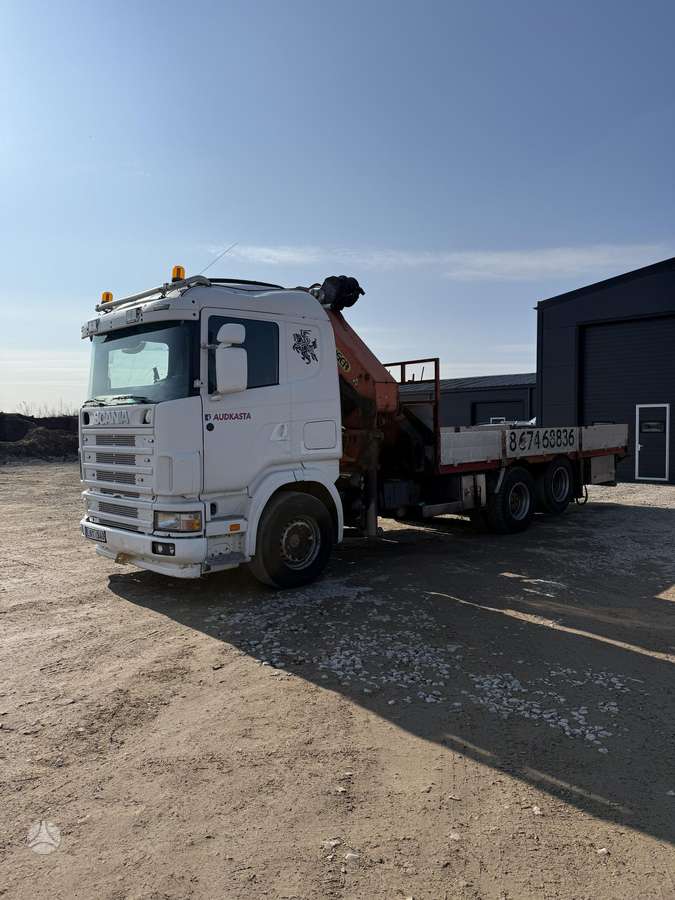 Scania R124, su kranu