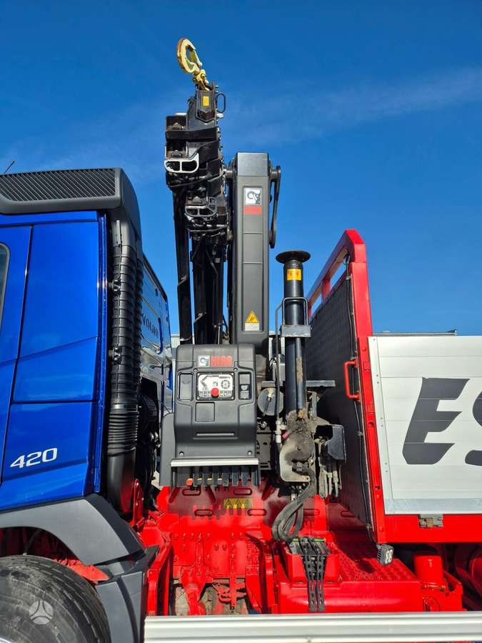 Volvo FM420 Hiab 232 E6, platformos