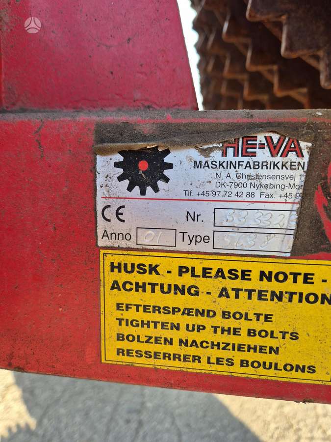 He-va 630, compacting, leveling rollers