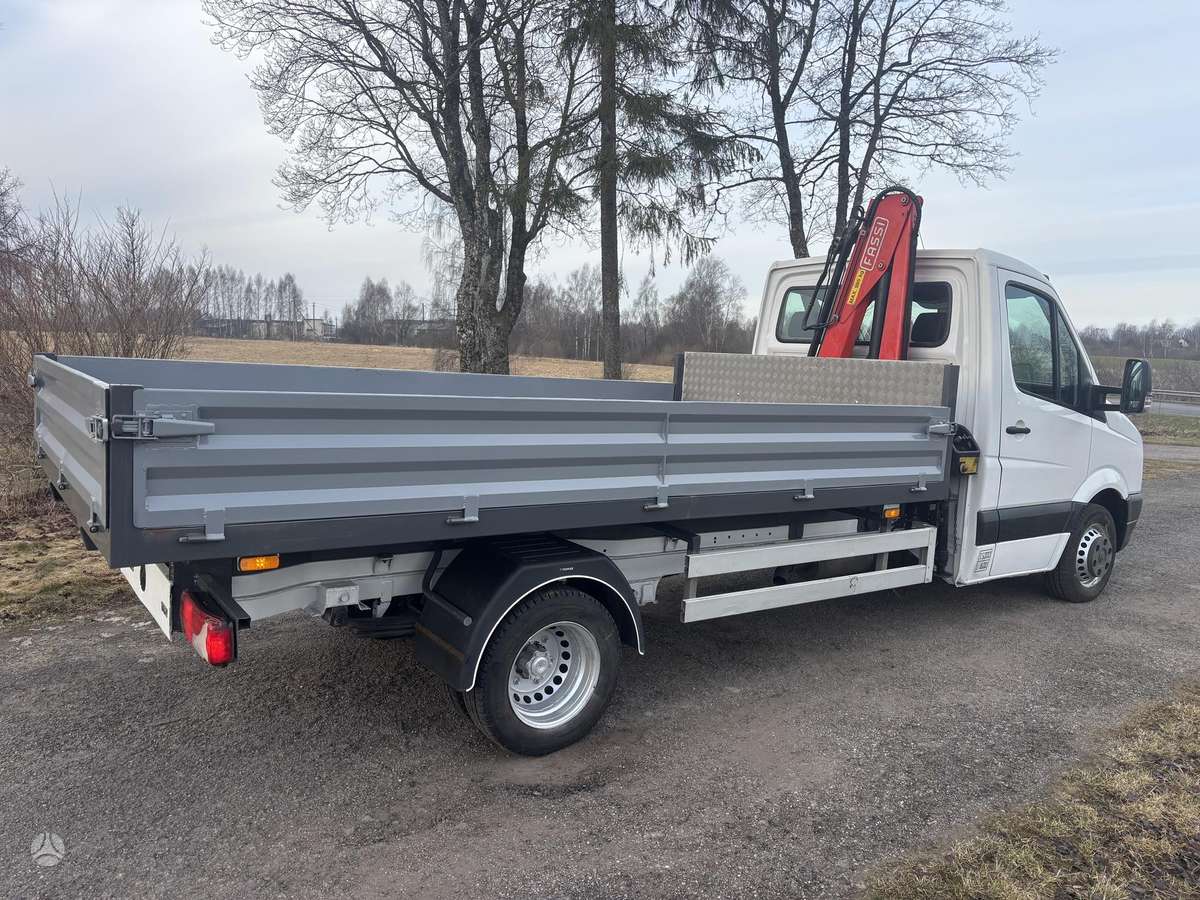 Volkswagen Crafter, dumpers with crane