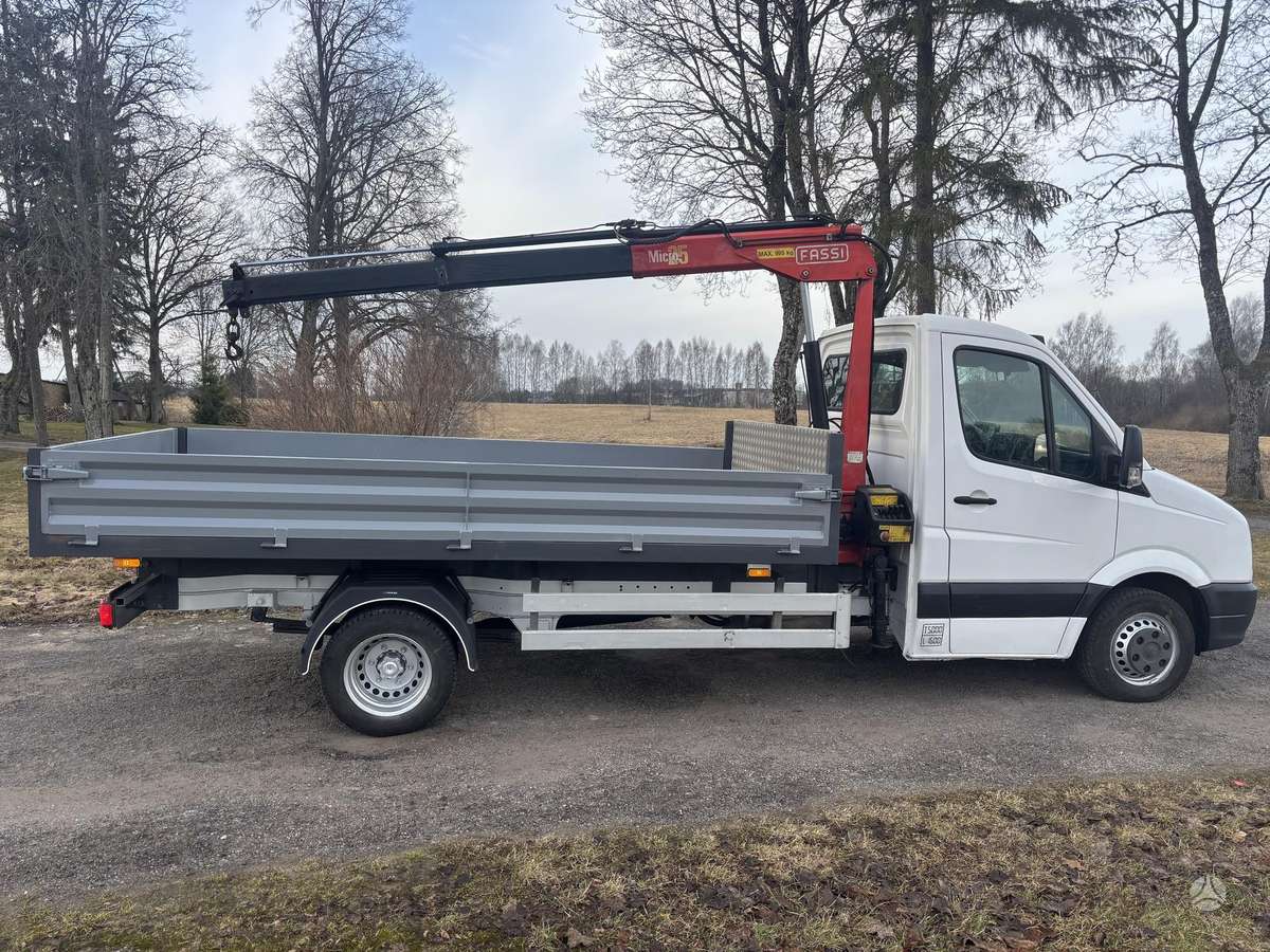 Volkswagen Crafter, самосвалы с краном