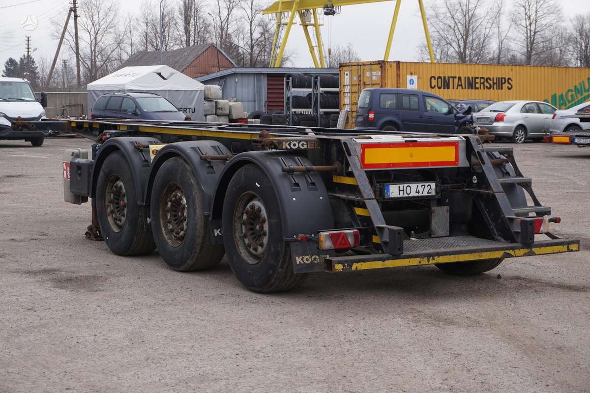 Kögel Tankplex 20ft SWCT24, konteinerių gabenimo