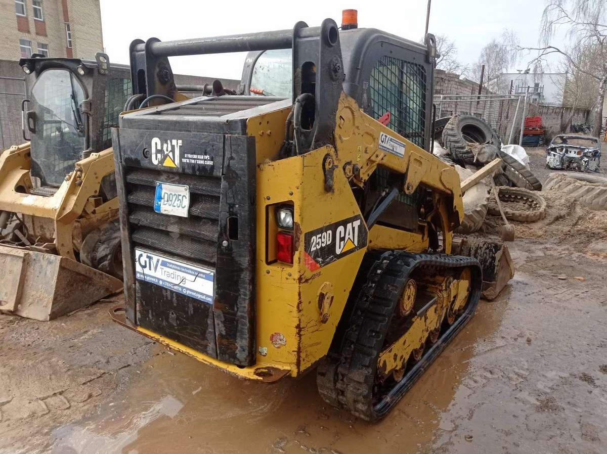 Caterpillar 259d, mini krautuvai