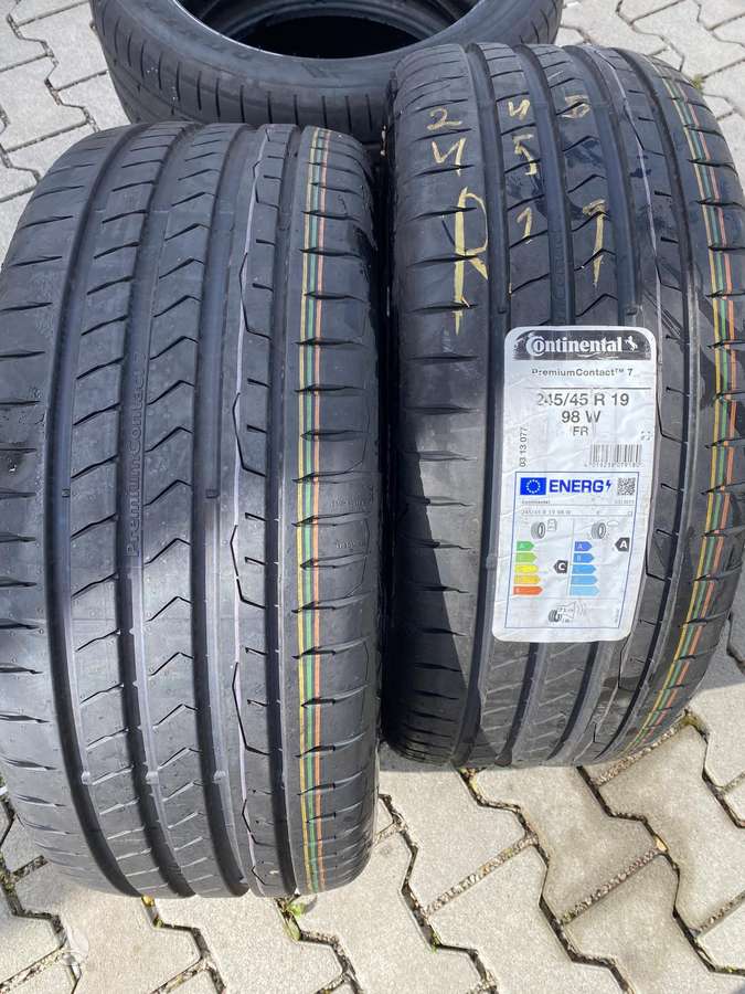 Continental, летние 245/45 R19