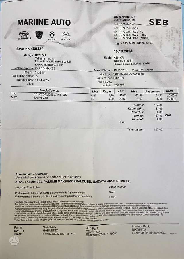 Peugeot Expert, 2.0 l., pasažieru mikroautobuss
