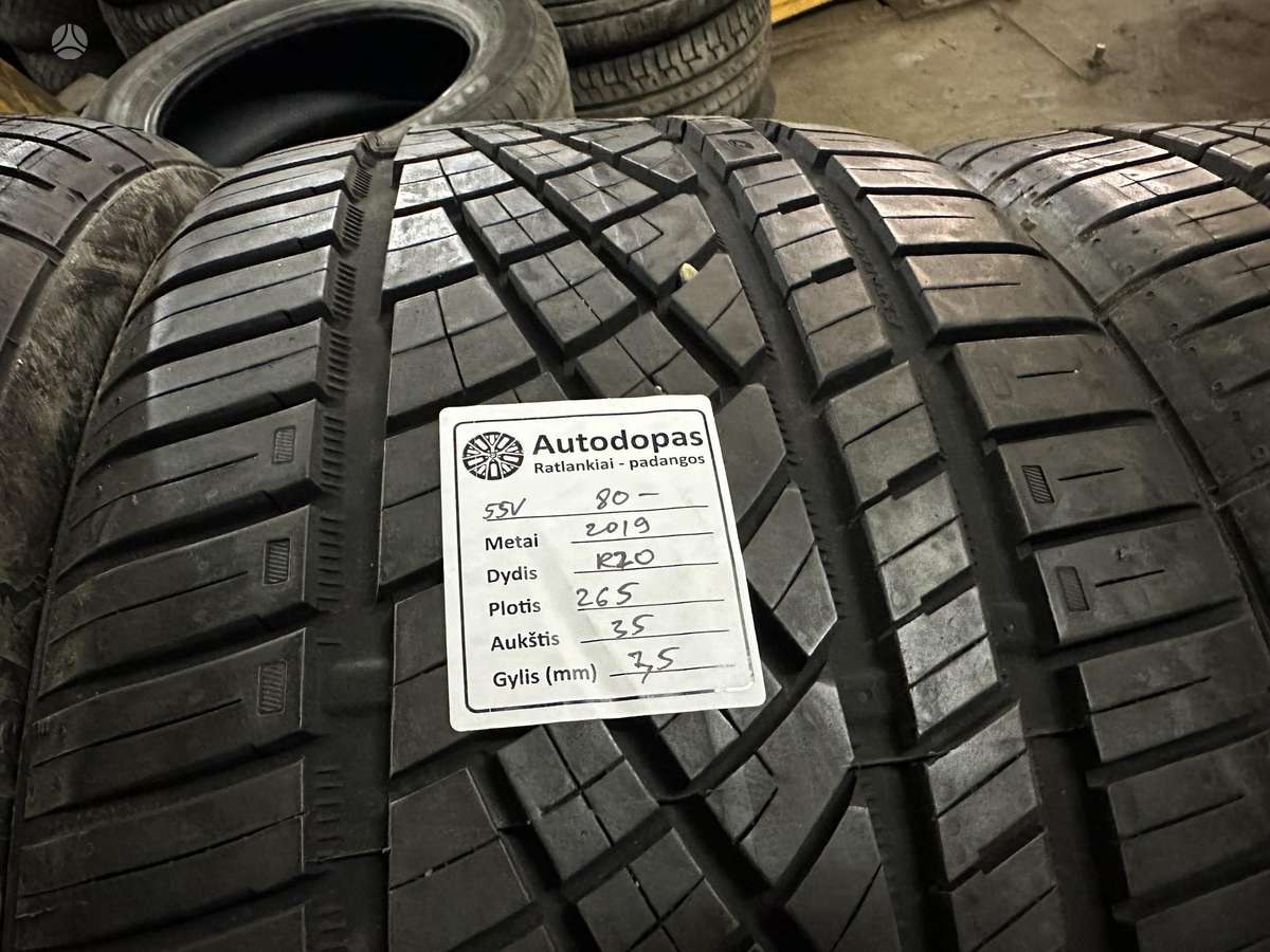 Continental, vasaras 265/35 R20