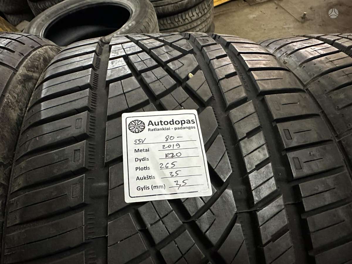 Continental, vasarinės 265/35 R20