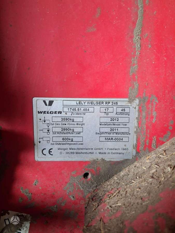 Lely Welger RP245 Profi, прессы