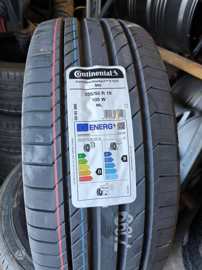 Continental, летние 255/55 R18