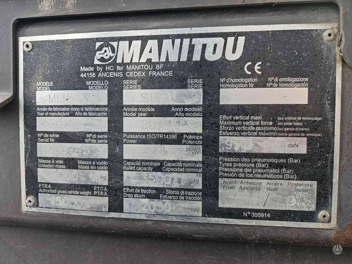 Manitou MI35D, forklifts