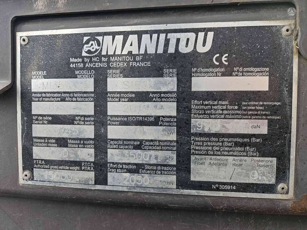 Manitou MI35D, вилочные погрузчики