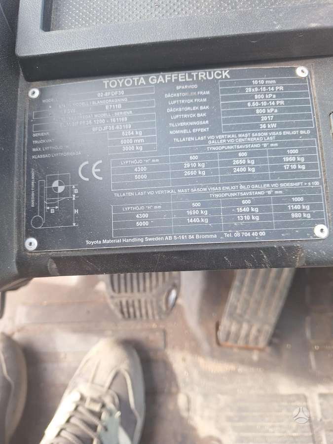 Toyota 02-8FDF30, forklifts