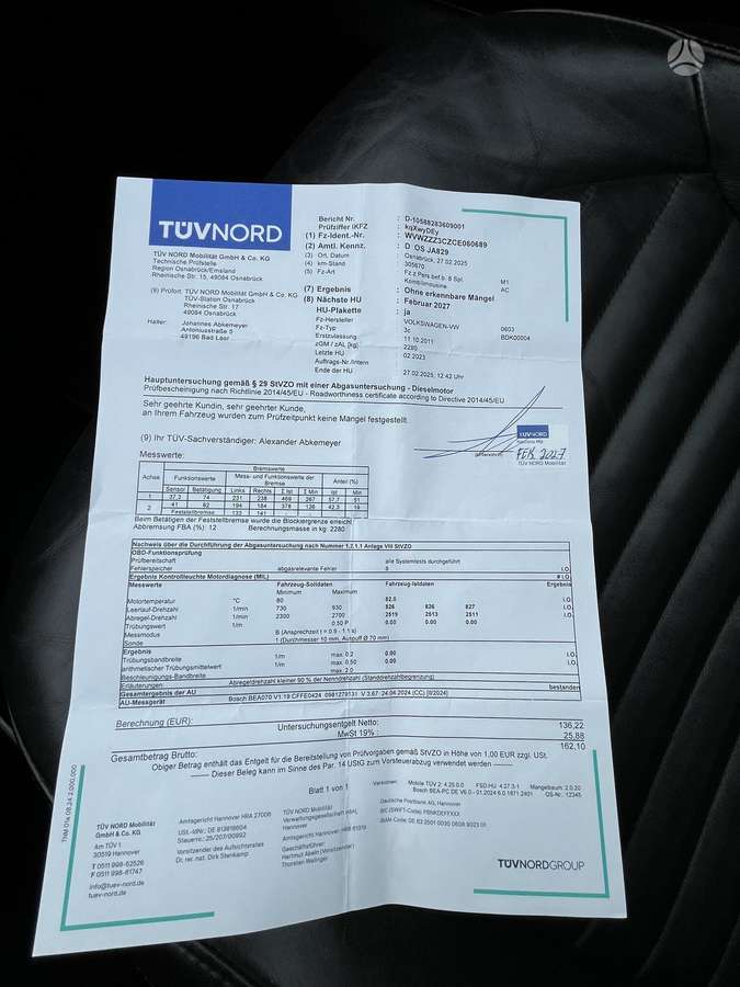 Volkswagen Passat, 2.0 l., wagon